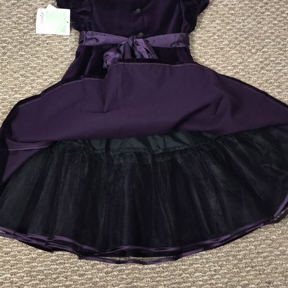 Bonnie Jean Purple Girls Dress - Picture 8 of 8